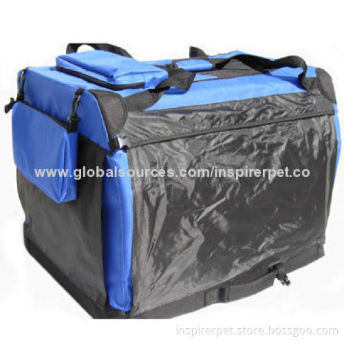 Collapsible Pet Crate with Curtain, Free Fleece Pad, Various Colors are Available